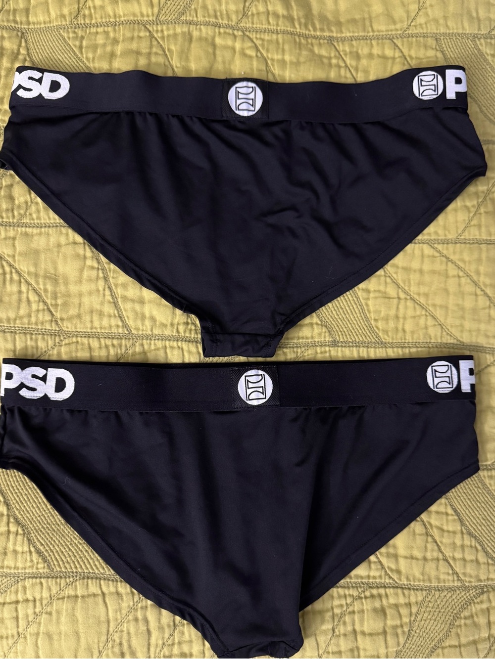 NWT Without Tags PSD Black Athletic Bikini Briefs- 2